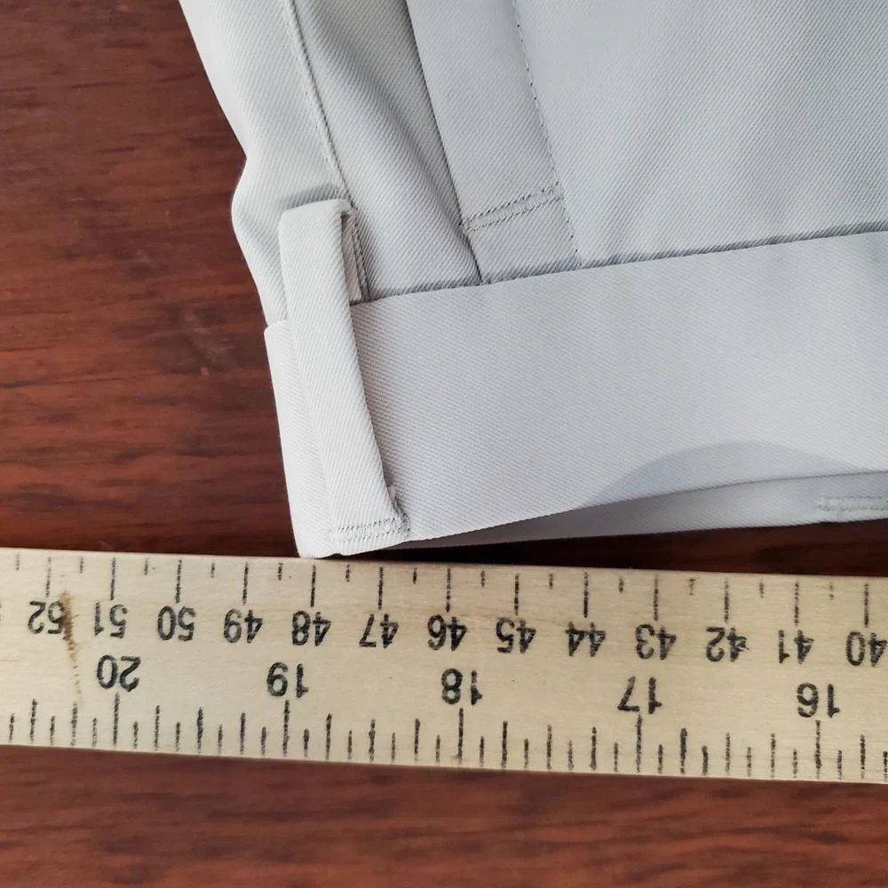 Peter Millar Crown Comfort Performance Shorts Sz 38 Tan Slash
